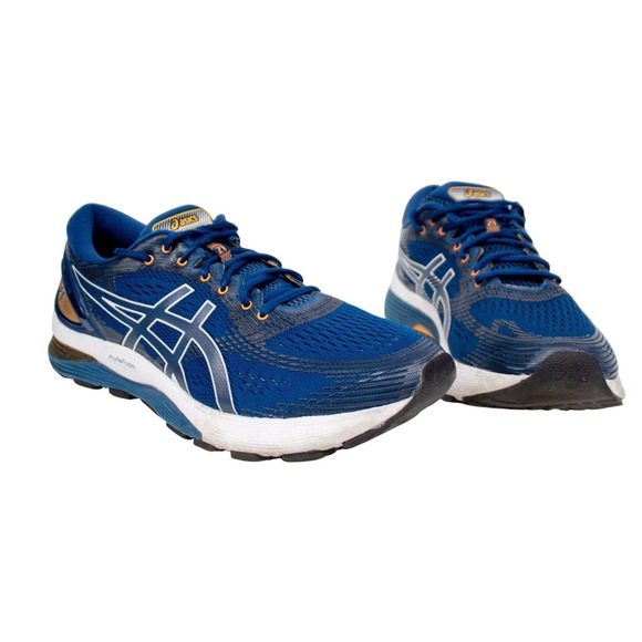 Asics Gel-Nimbus 21 Moko Blue Black Sneakers 10.5 US Men - 44.5 EU - Picture 7 of 10